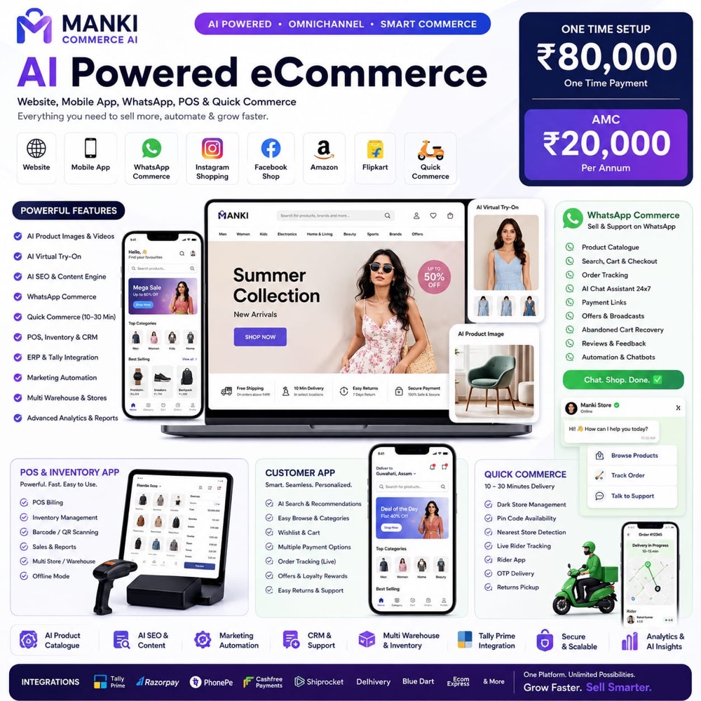 Manki Commerce AI — product overview