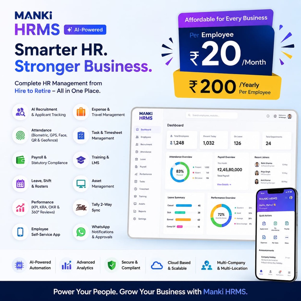 Manki HRMS — product overview