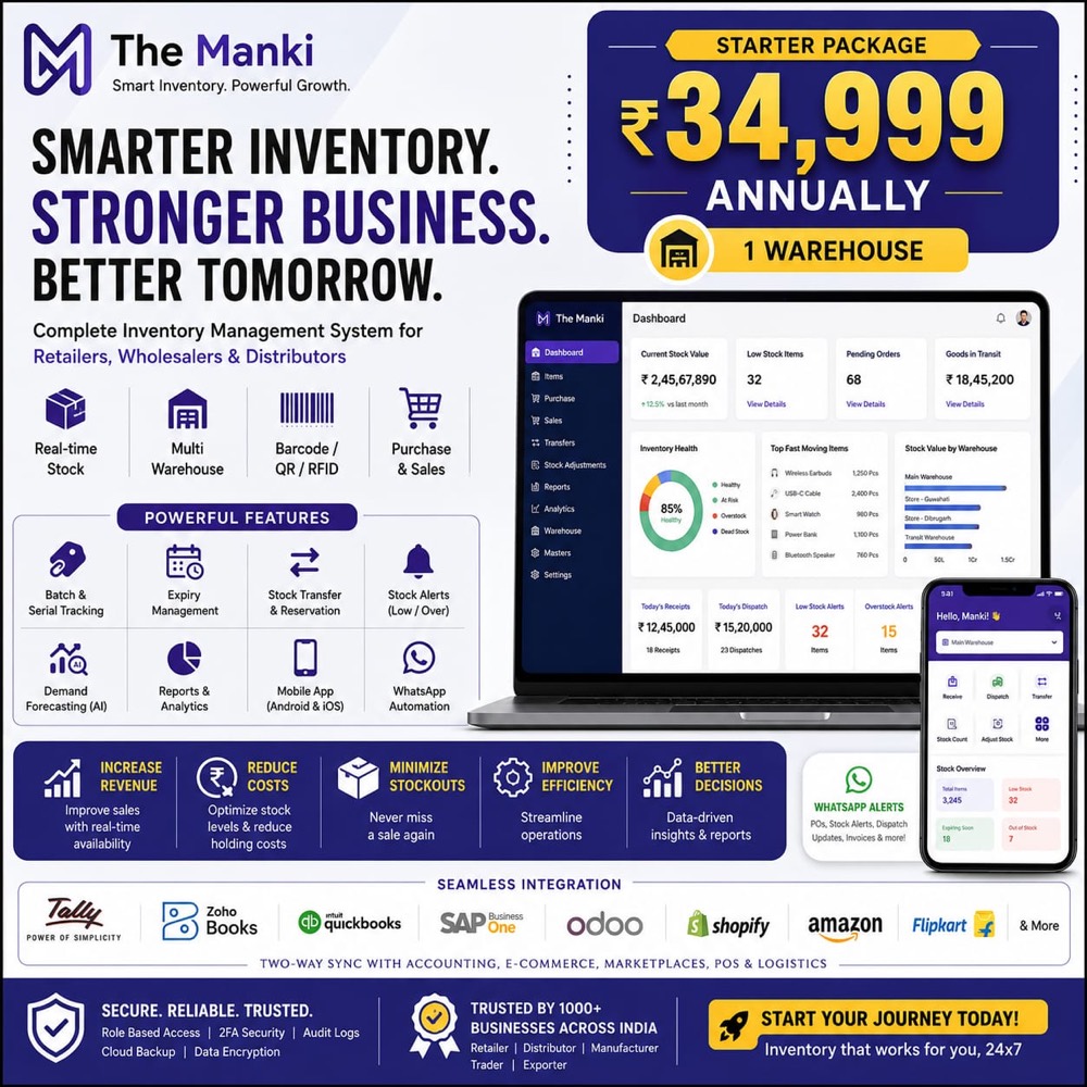 Manki Inventory — product overview