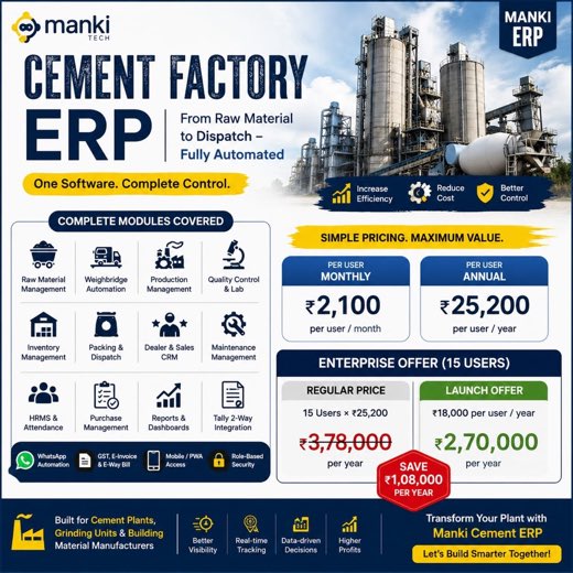 Manki Manufacturing ERP
