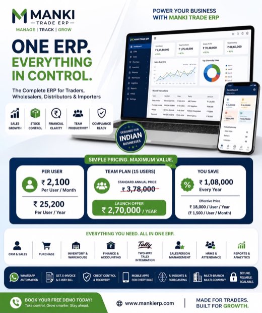 Manki Trade ERP